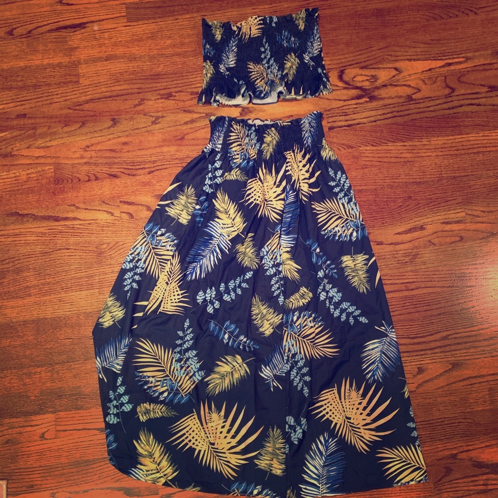 Two Piece Flowy Dress